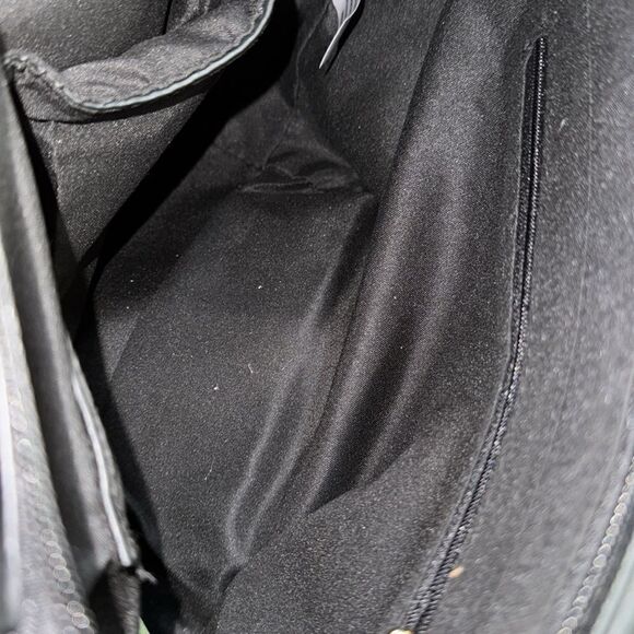 NWT True Love Faux leather flap black crossbody - Picture 10 of 10